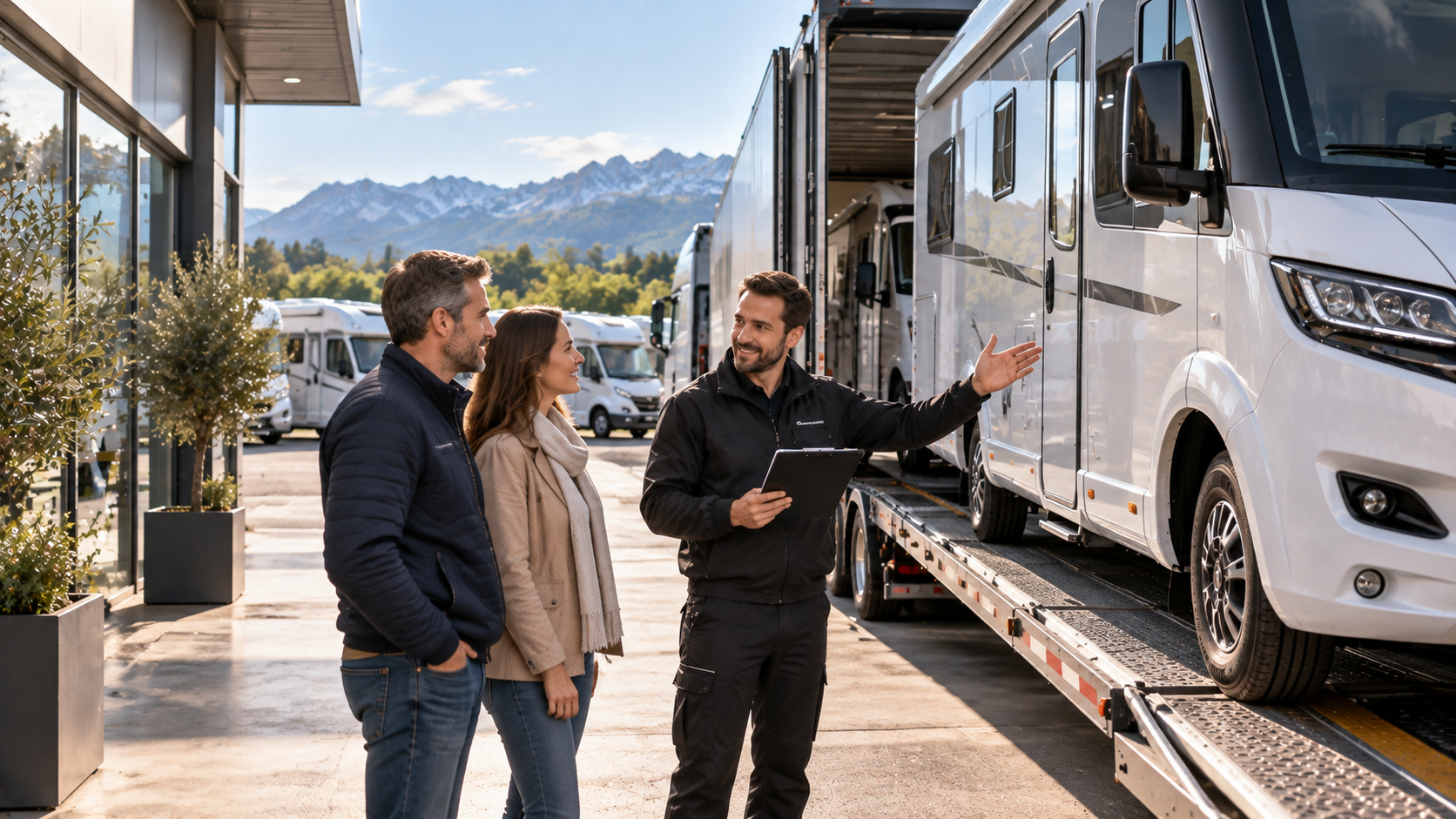 European motorHome Delivery process